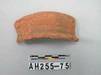 藏品(紅色夾砂陶口緣殘件)的圖片